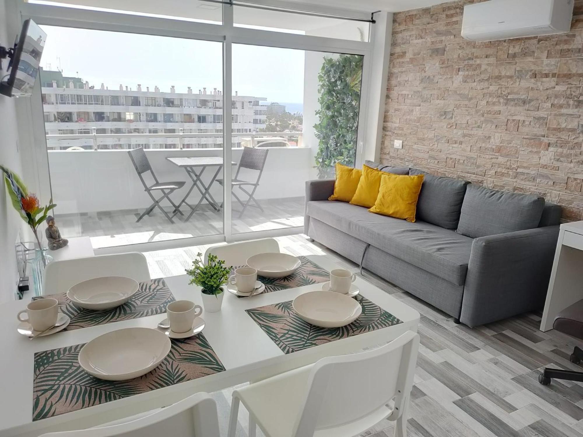 Blue Sky, Apartamento Vista Oceano Playa del Inglés Extérieur photo